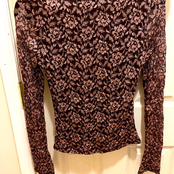 MODA International size medium long sleeve blouse - Picture 3 of 4